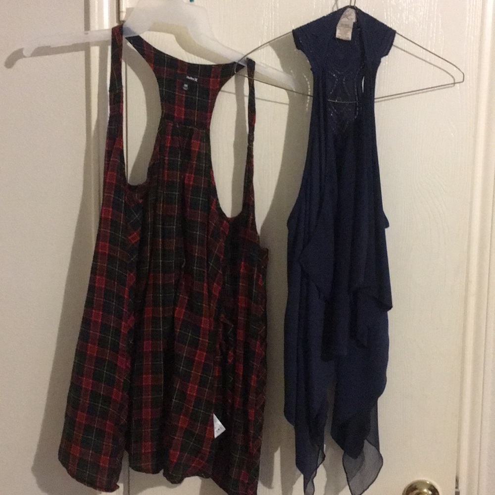 Two vests!  Size medium